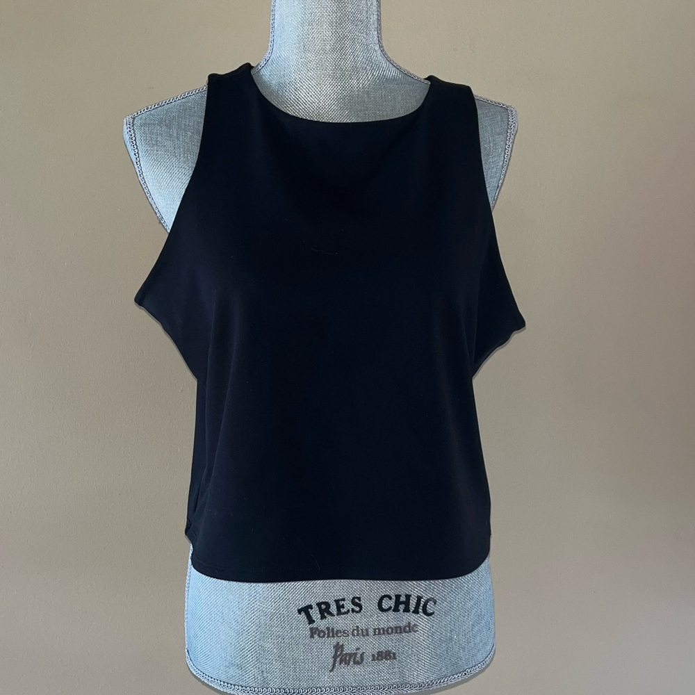 Express Body Contour Black Sleeveless Top XL